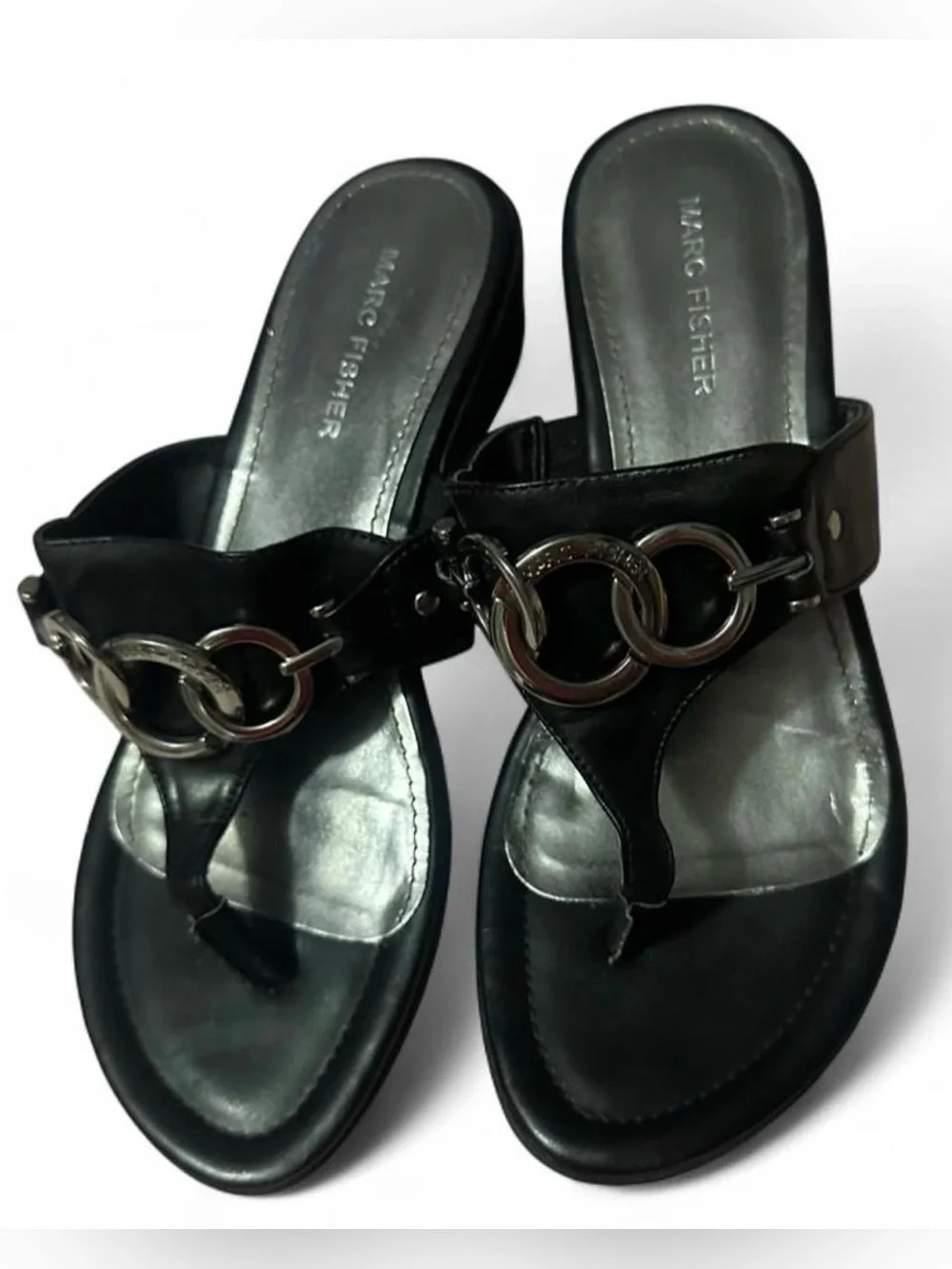 Marc Fisher heeled flipflops